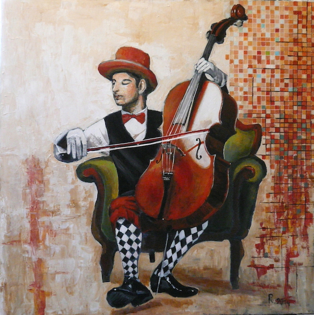 Mim a violoncello 70x70