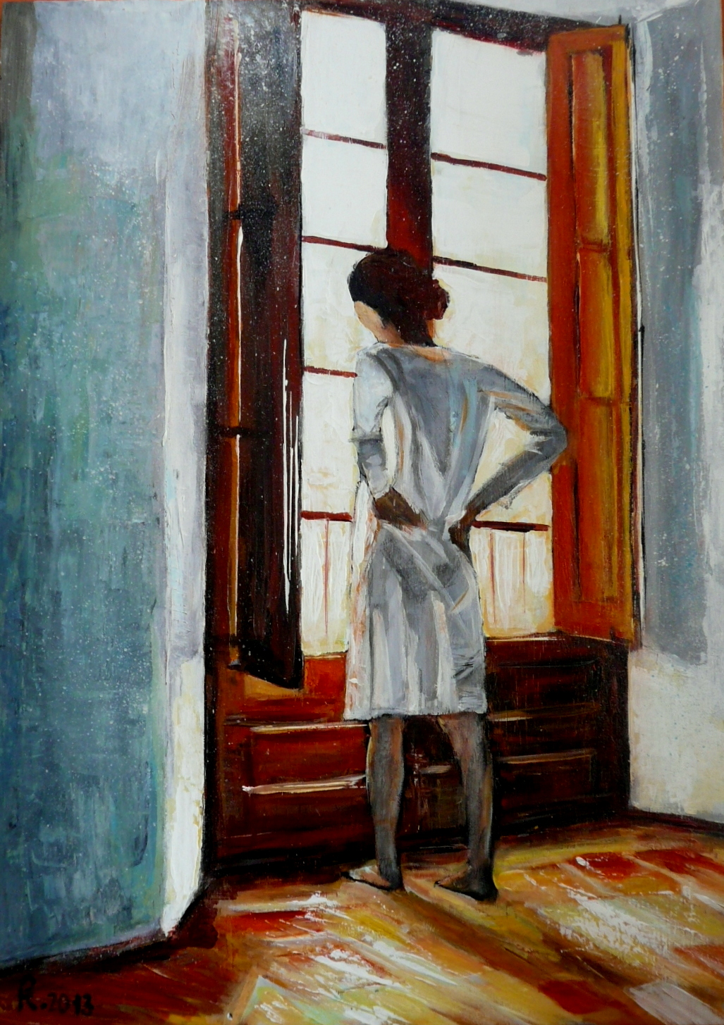 Ranní úsvit 70x50