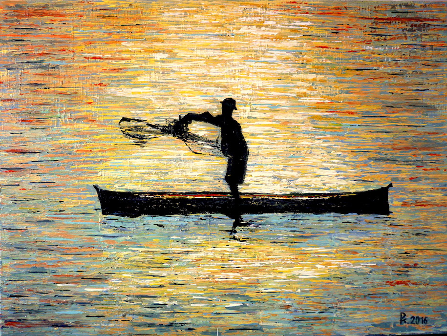Rybář 80x60