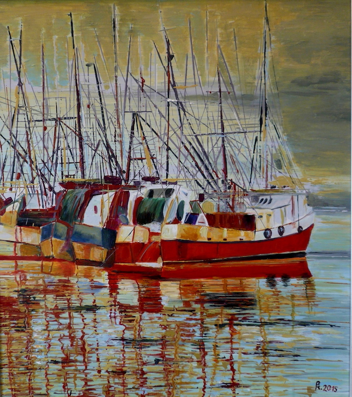 Rybářské lodě 70x60