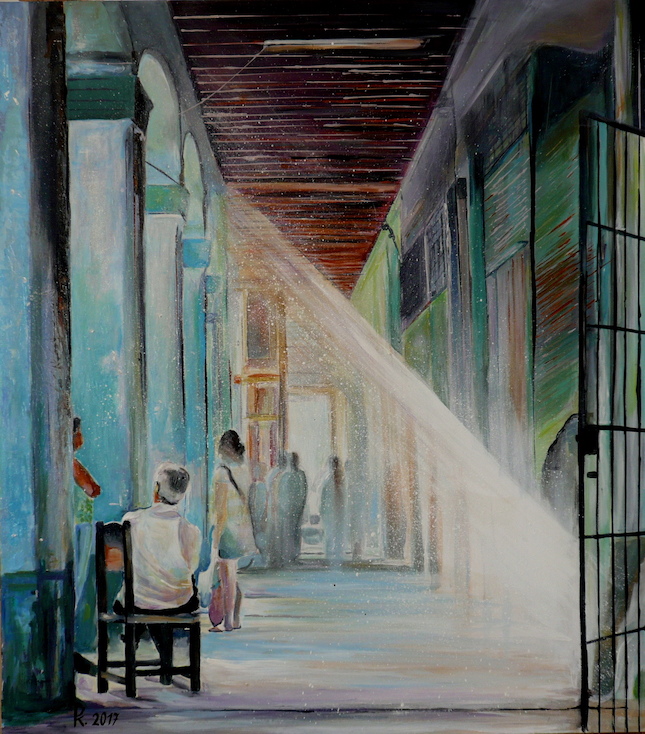 Siesta ve měste 75x65