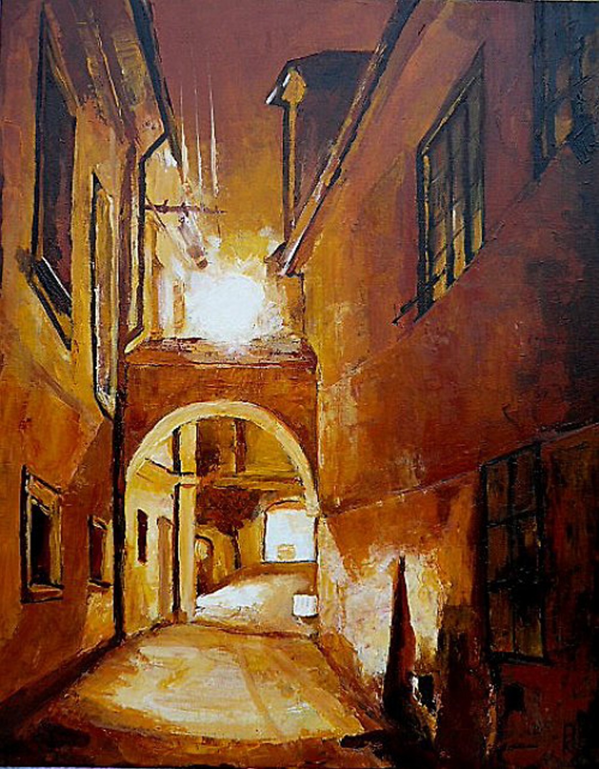 Ulička II 60x50cm